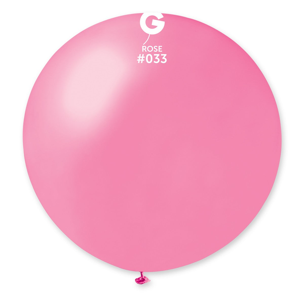 Gemar 31" Metallic Rose #073 GM30 1pc Round Balloon — Italian store beauty original 1200px