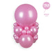 Gemar 31" Metallic Rose #073 GM30 1pc Round Balloon — Italian store true-colour / colour-print detail original 1200px