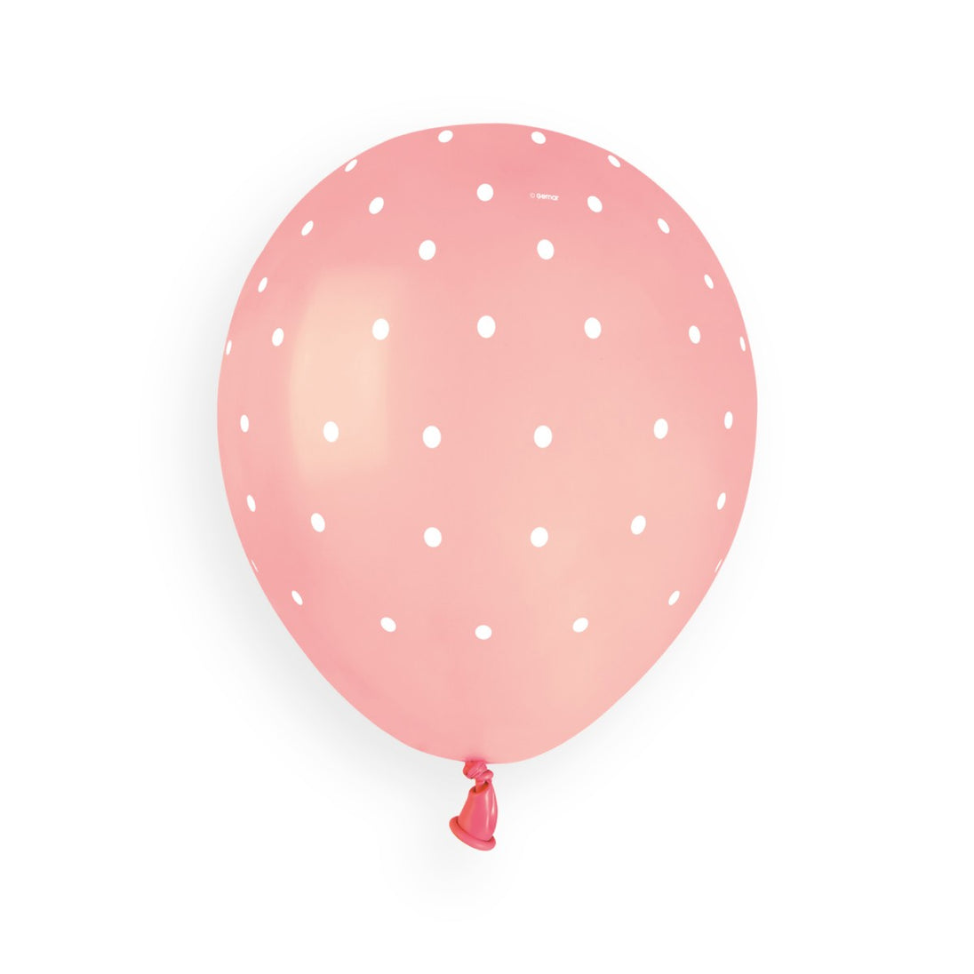 Gemar 5" Chic Dots #1051 Pink Round Balloon 50pcs — Italian store true-colour / colour-print detail original 1200px