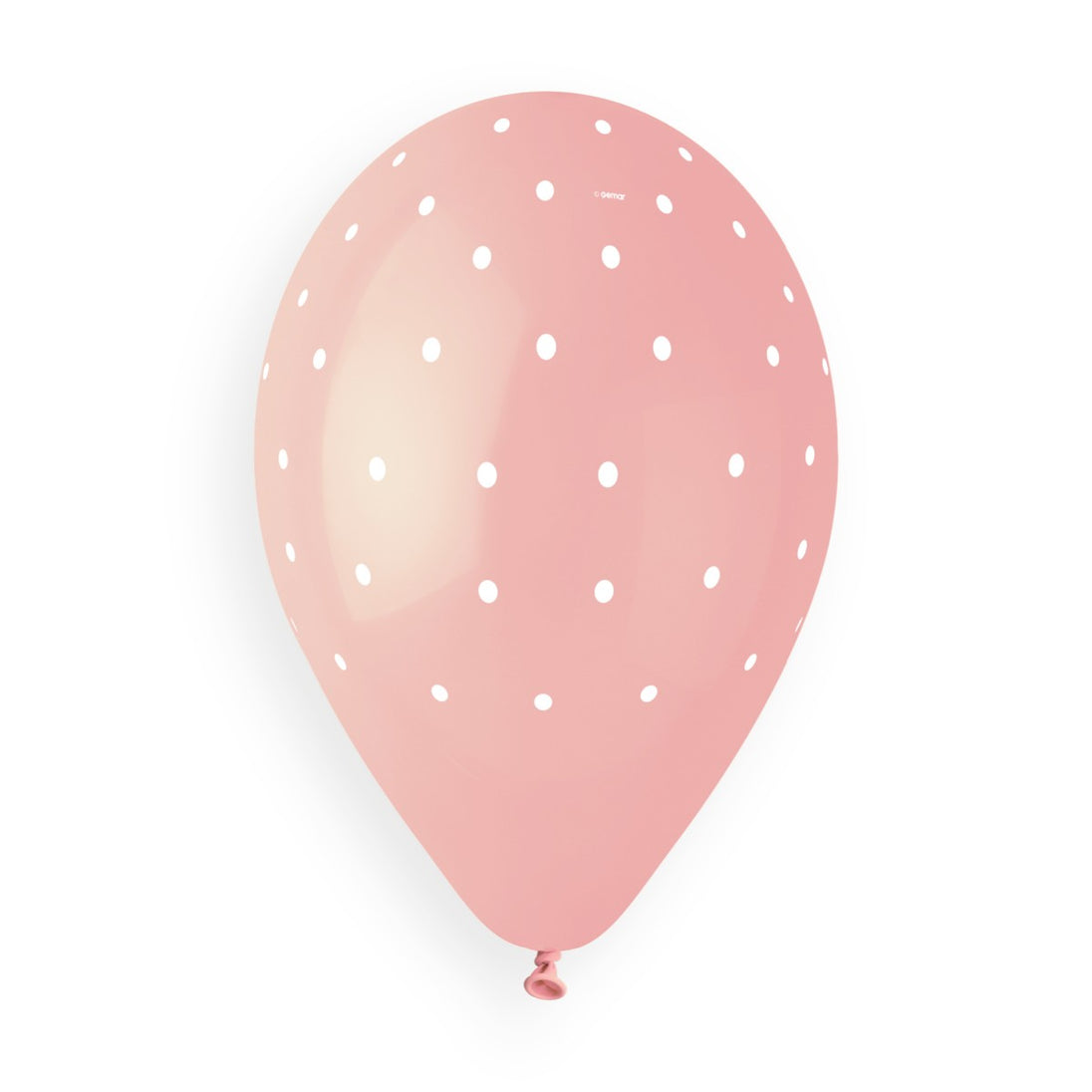 Gemar 13" Chic Dots Baby Pink #073 Round Balloons 25pcs — Italian store true-colour / colour-print detail original 1200px