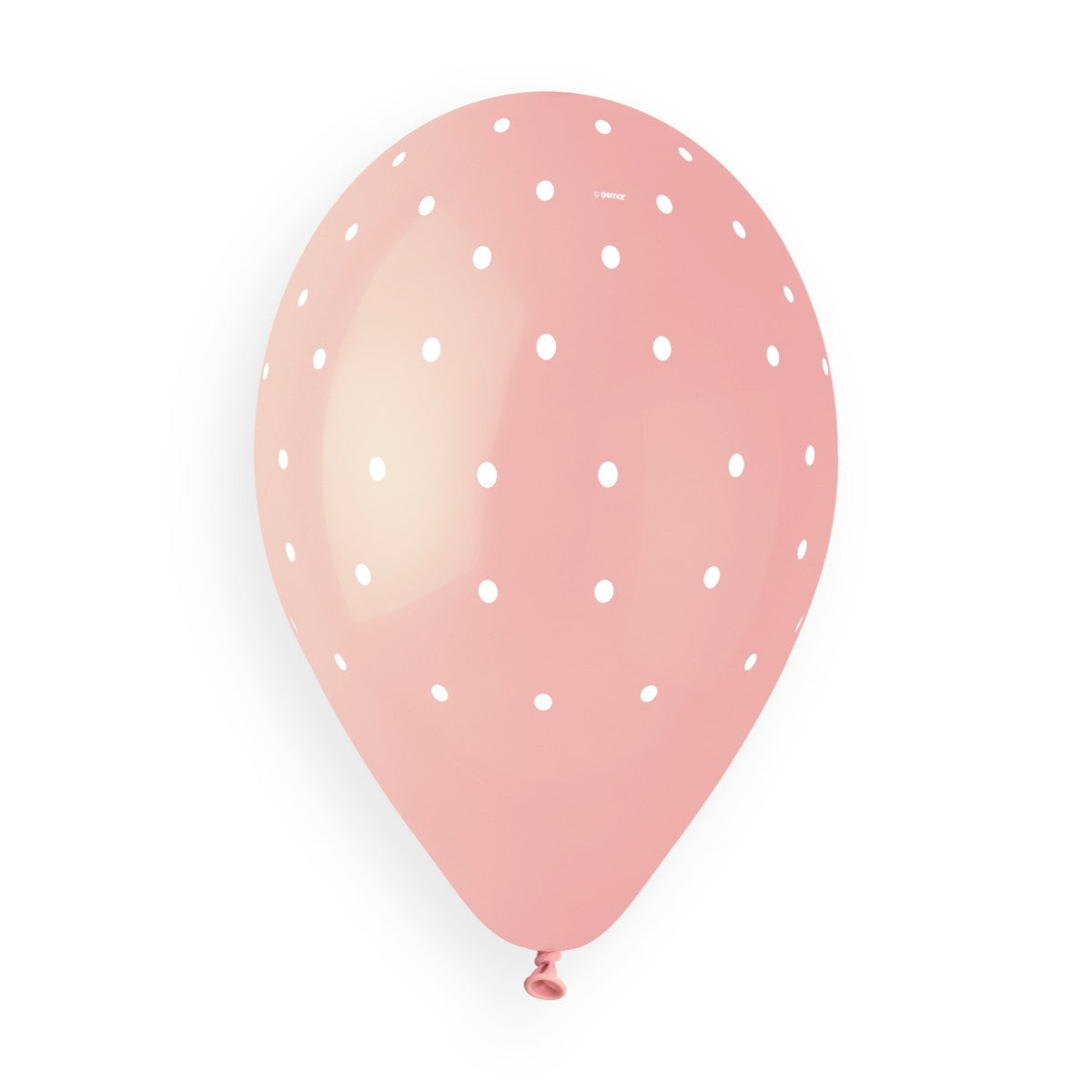 Gemar 13" Chic Dots Baby Pink #073 Round Balloons 25pcs — Italian store true-colour / colour-print detail original 1200px