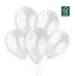 Gemar 13" Chic Dots #000 Crystal, White Print Round Balloons 25pcs — Italian store beauty original 1200px