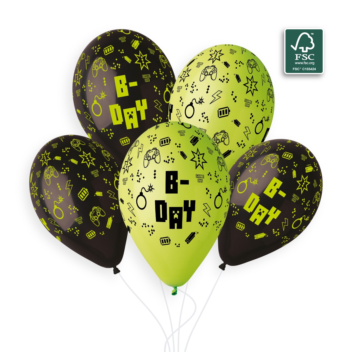 Gemar 13" Tnt B-Day Fun #1230 GS120 6pcs — Italian store beauty original 1200px