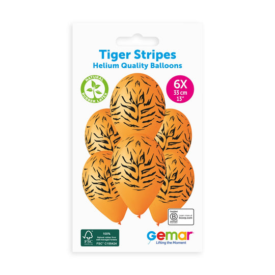Gemar 13" Big Cat Tiger Stripes #416 GS120 6pcs — Italian store pack original 1200px