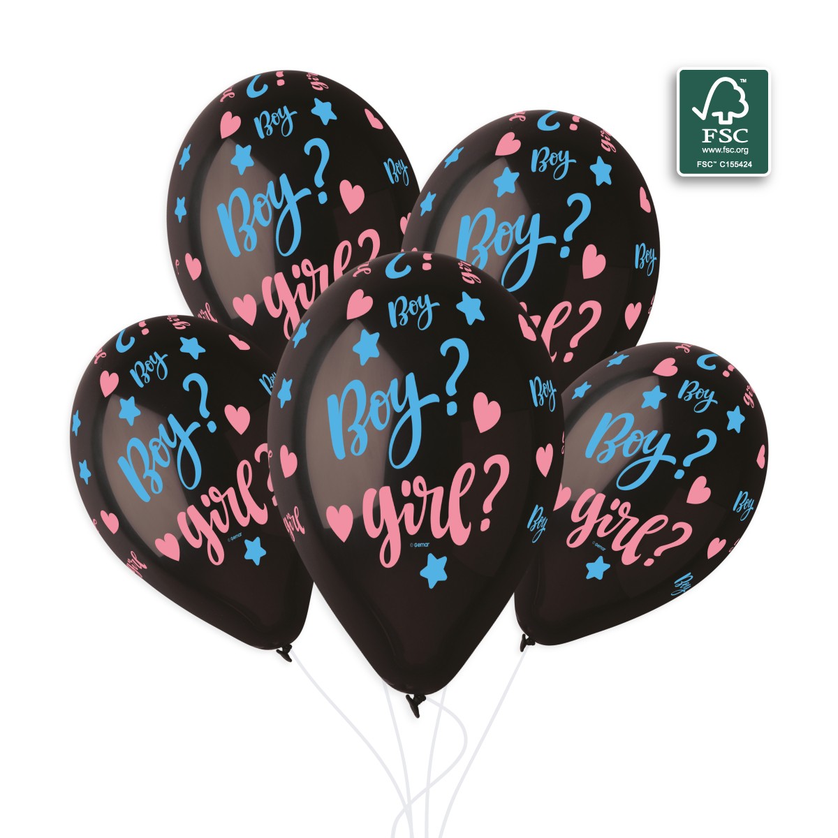 Gemar 13" Boy Or Girl #764 Gender Reveal GS120 6pcs Round Balloon — Italian store beauty original 1200px