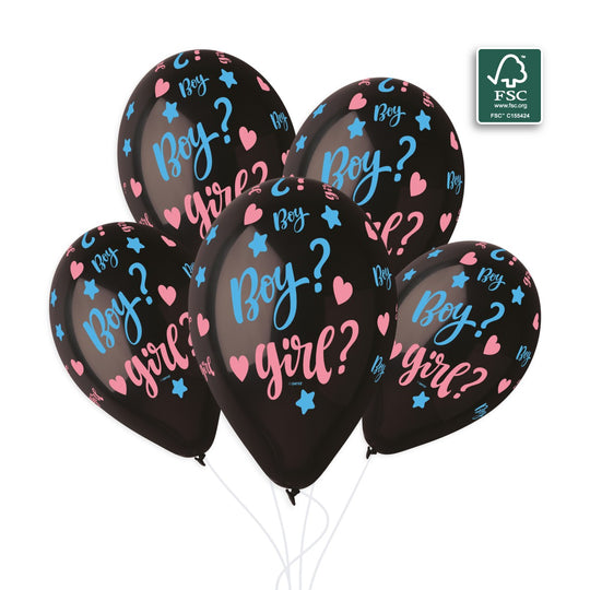 Gemar 13" Boy Or Girl #764 Gender Reveal GS120 6pcs Round Balloon — Italian store beauty original 1200px