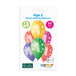 Gemar 13" Cosmic Stars Age 1 #844 GS120 6pcs Round Balloon — Italian store pack original 1200px