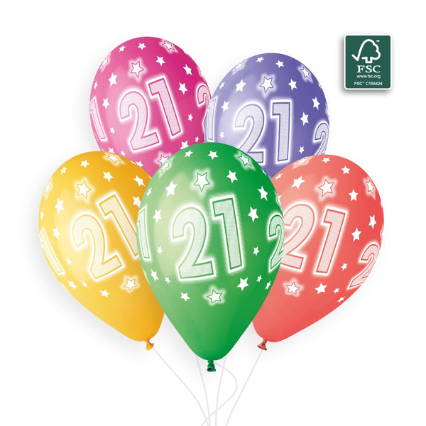 Gemar 13" Cosmic Stars Age 21 #877 GS120 6pcs Modelling Balloons — Italian store beauty original 1200px