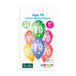 Gemar 13" Cosmic Stars Age 70 #932 GS120 6pcs Round Balloon — Italian store pack original 1200px