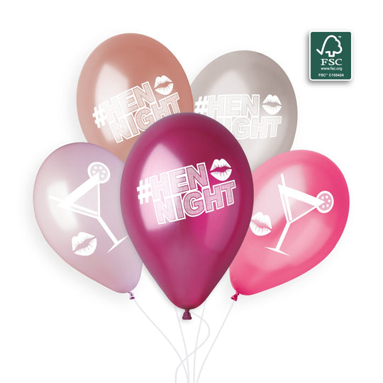 Gemar 13" Hen Night #761 GMS120 6pcs Round Balloon — Italian store beauty original 1200px