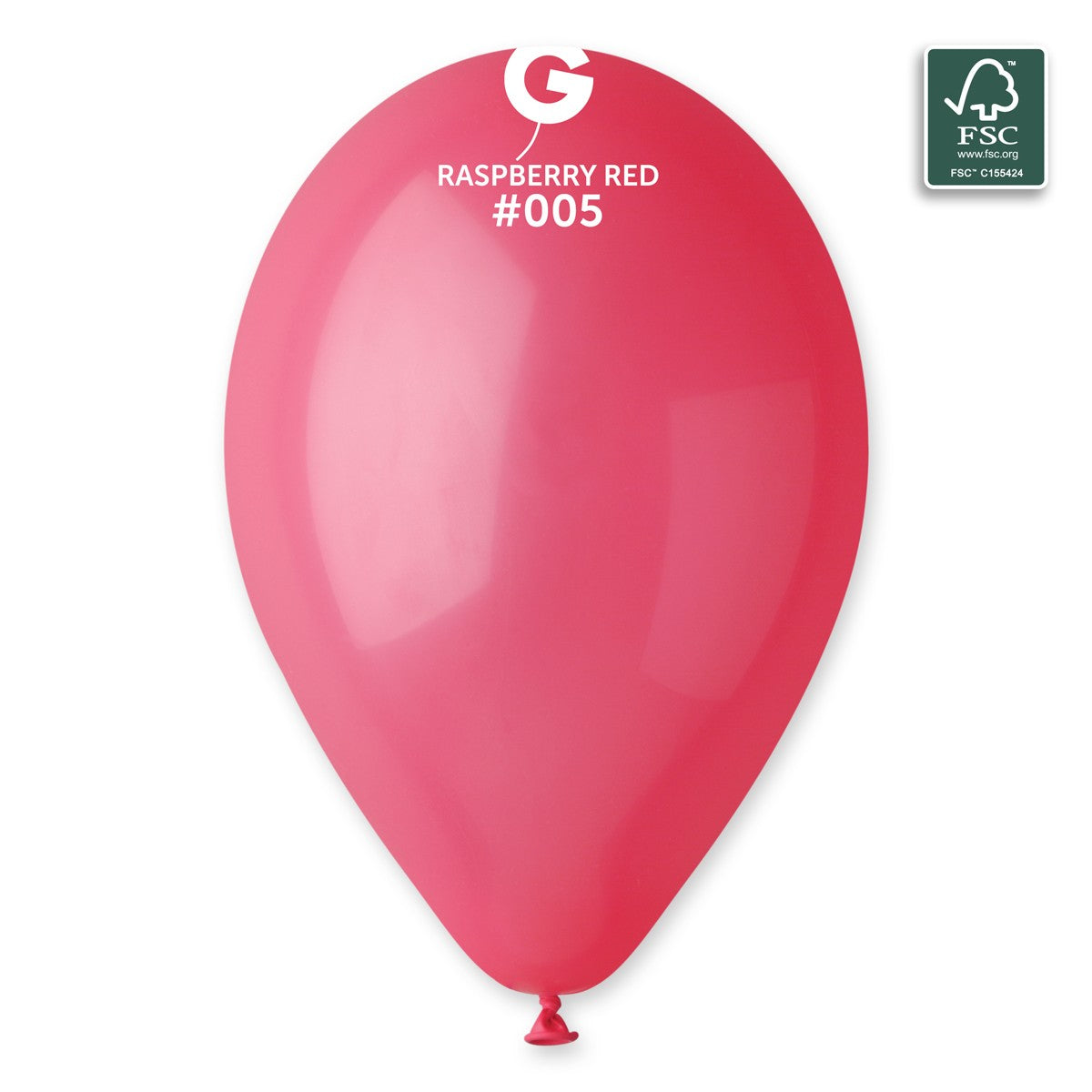 Gemar 13" Red Raspberry #005 G120 10pcs Round Balloon — Italian store beauty original 1200px