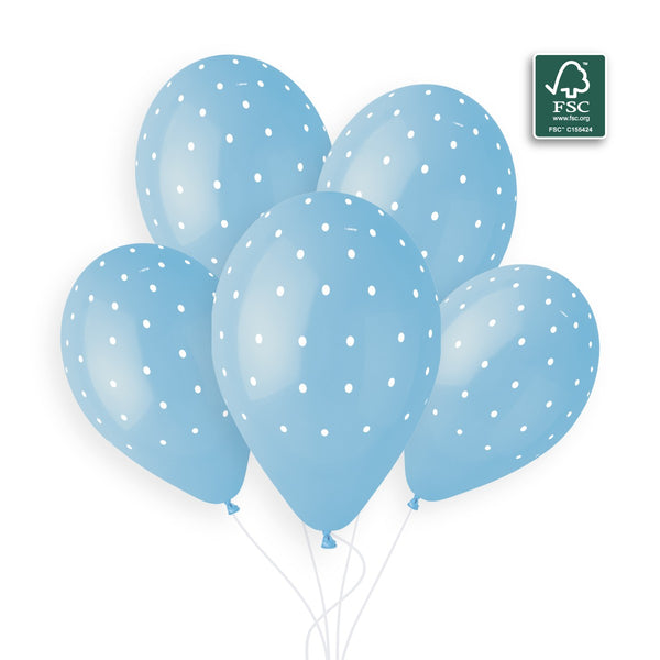 13" Chic Dots Blue 13" GS120 6pcs — Italian store beauty original 1200px