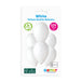 Gemar 13" White #001 G120 10pcs Round Balloon — Italian store hang-pack original 1200px