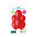 Gemar 13" Red #045 G120 10pcs Round Balloon — Italian store hang-pack original 1200px