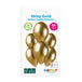 Gemar 13" Shiny Gold #088 GB120 6pcs Round Balloon — Italian store hang-pack original 1200px