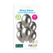 Gemar 13" Shiny Silver #089 GB120 6pcs Round Balloon — Italian store hang-pack original 1200px
