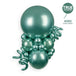 Gemar 13" Shiny Green #093 GB120 6pcs Round Balloon — Italian store TRUE COLOURS bouquet original 1200px