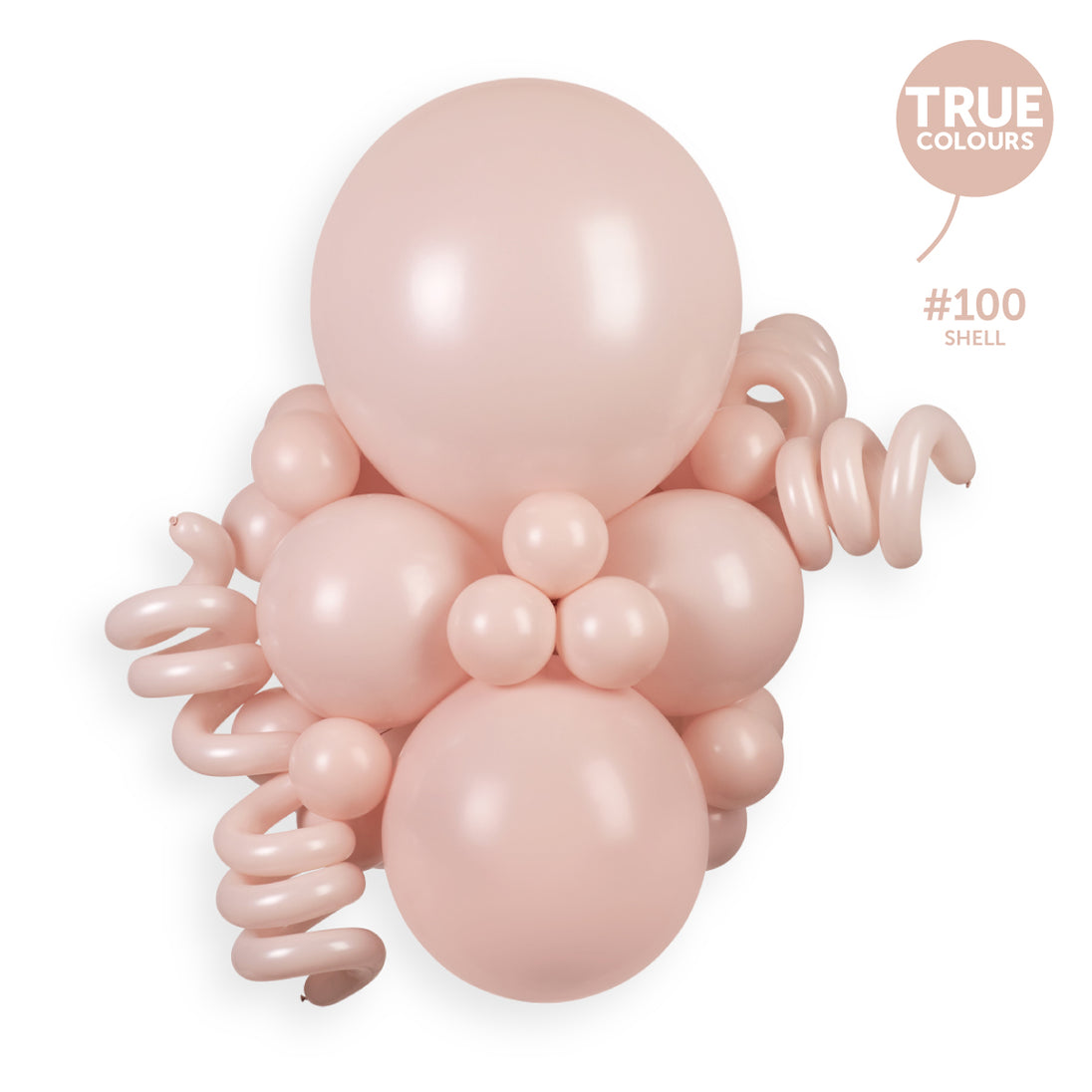 Gemar true colour reference — Gemar 6" Shell #100 GL6 100pcs Link Balloons