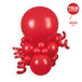 Gemar true colour reference — Gemar 6" Red #045 CR6 100pcs Modelling Balloons