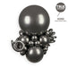 Gemar true colour reference — Gemar 5" Shiny Space Grey #090 AB50 50pcs Round Balloon