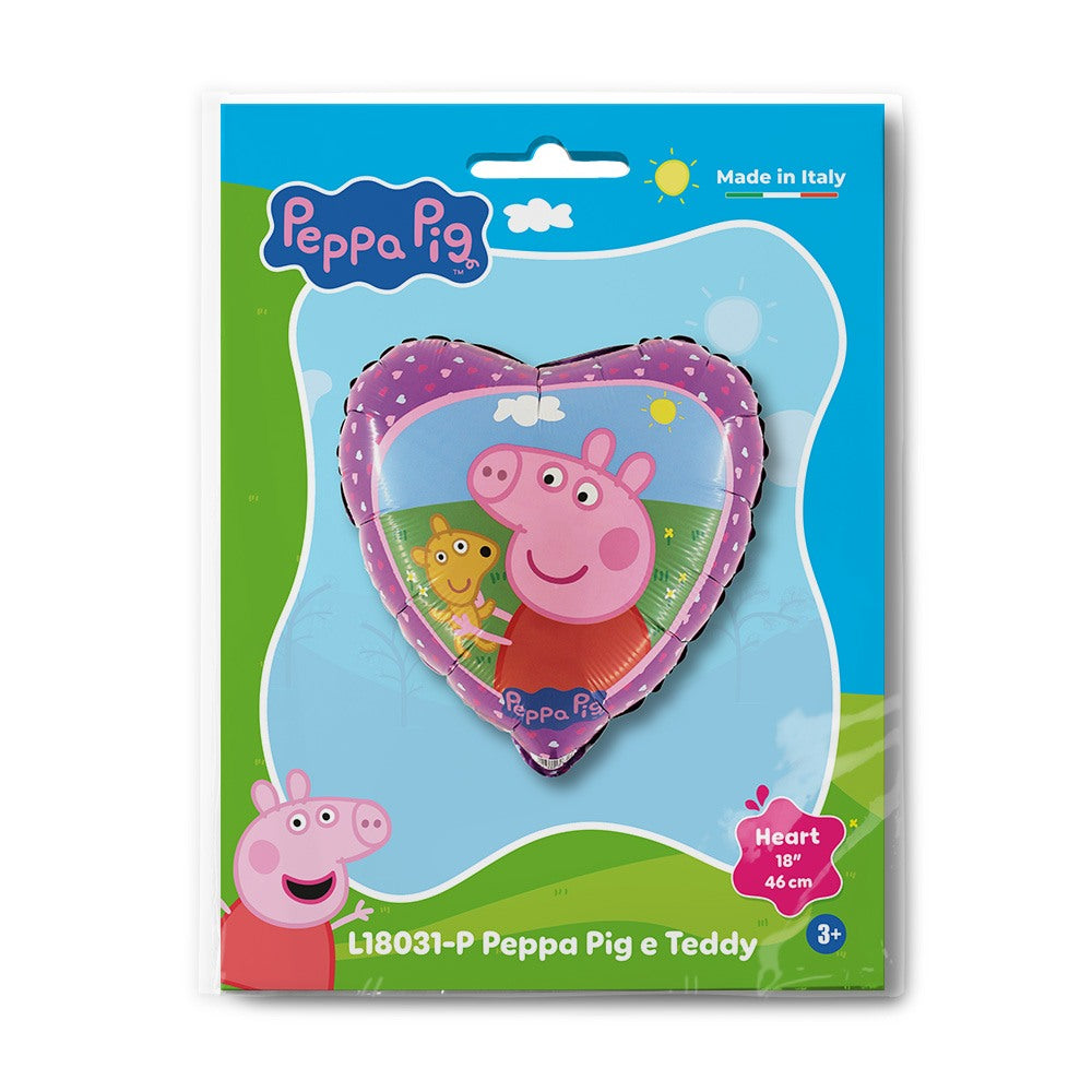 Grabo 18" Peppa Pig & Teddy packaging