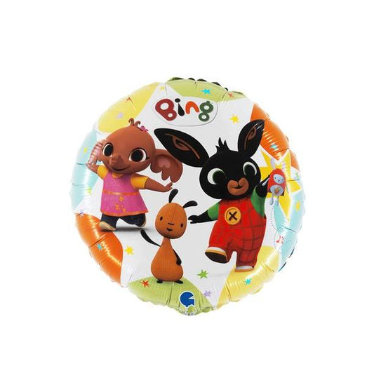 18" Bing and Friends Foil Balloon Packaged