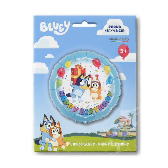 Grabo 18" Bluey - Happy Birthday packaging