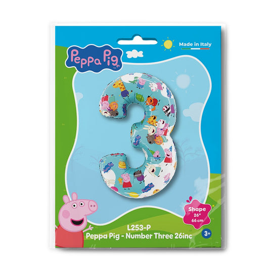 Grabo Peppa Pig - Number Three 26" packaging