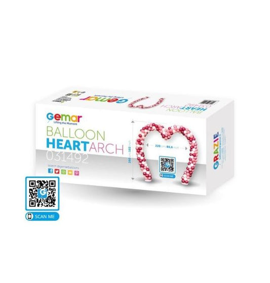 Gemar Balloon Arch Heart 1pcs *Balloons Not Included