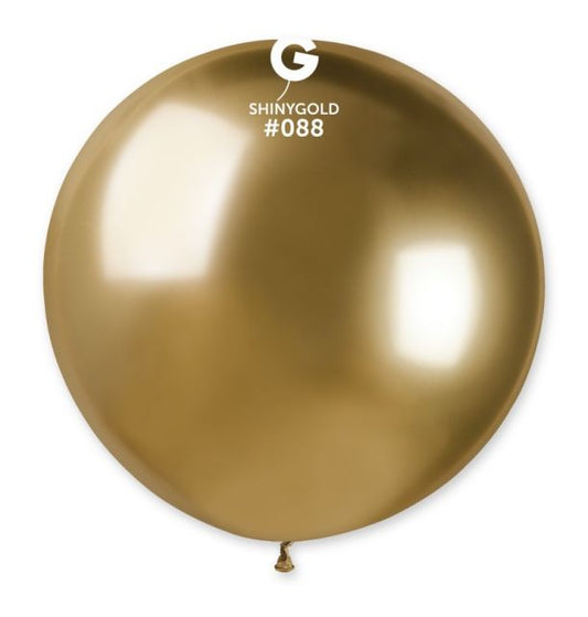 Gemar 31" Shiny Gold #088 GB30 1pc Round Balloon