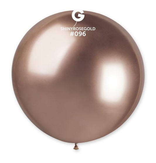 Gemar 31" Shiny Rose Gold #096 GB30 1pc Round Balloon