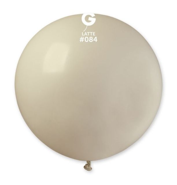 Gemar 31" Latte #084 G30 1pc Round Balloon