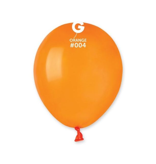 Gemar 5" Orange #004 A50 50pcs Round Balloon