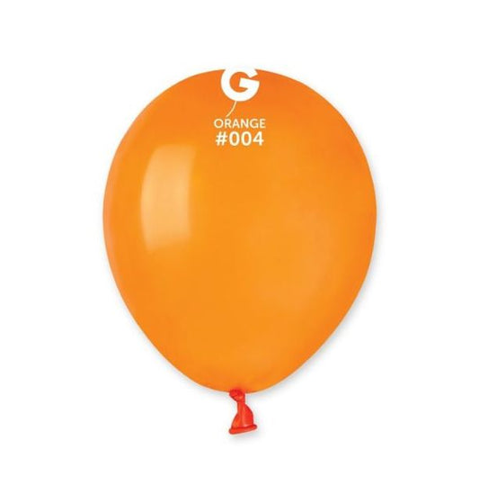 Gemar 5" Orange #004 A50 50pcs Round Balloon