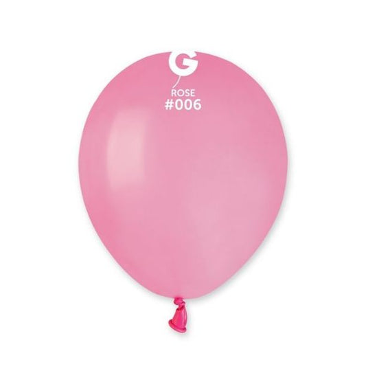 Gemar 5" Rose #006 A50 50pcs Round Balloon