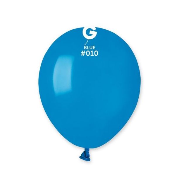 Gemar 5" Blue #010 A50 50pcs Round Balloon