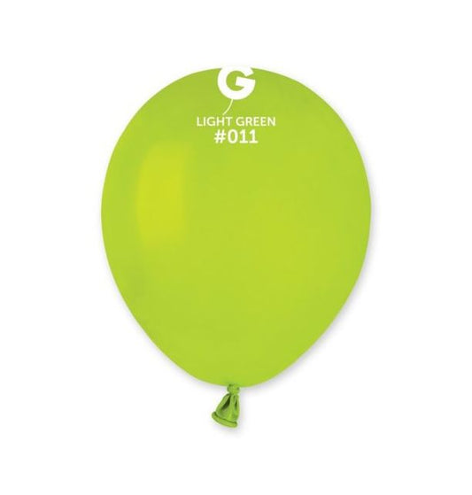 Gemar 5" Light Green #011 A50 50pcs Round Balloon