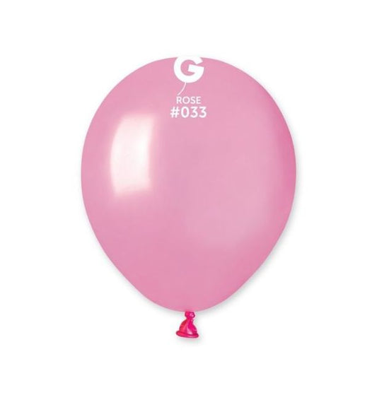 Gemar 5" Rose #033 AM50 50pcs Round Balloon