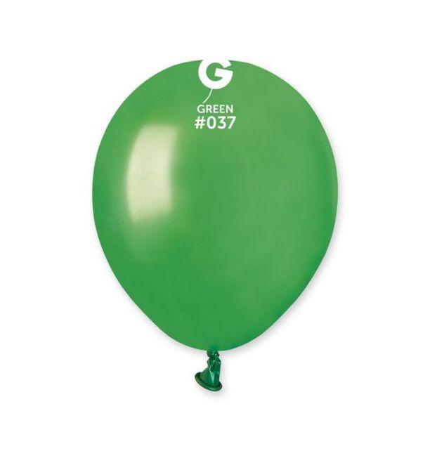 Gemar 5" Green #037 AM50 50pcs Round Balloon