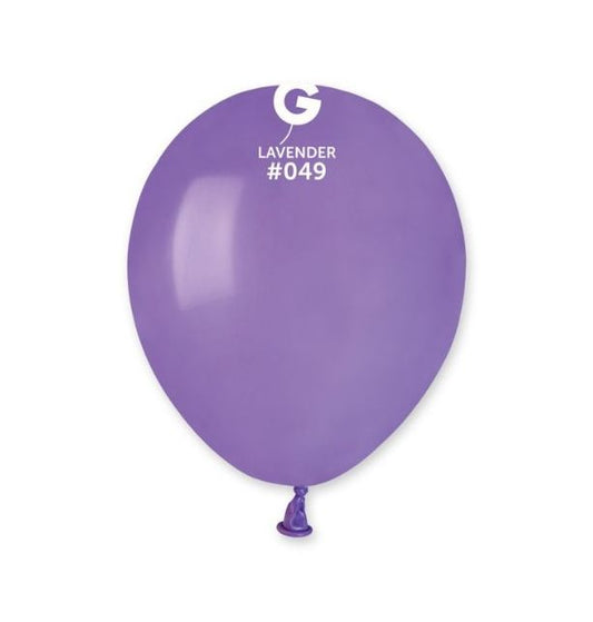 Gemar 5" Lavender #049 A50 50pcs Round Balloon