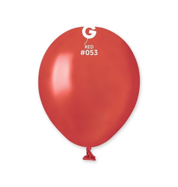 Gemar 5" Red #053 AM50 50pcs Round Balloon