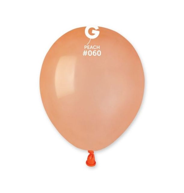 Gemar 5" Peach #060 A50 50pcs Round Balloon