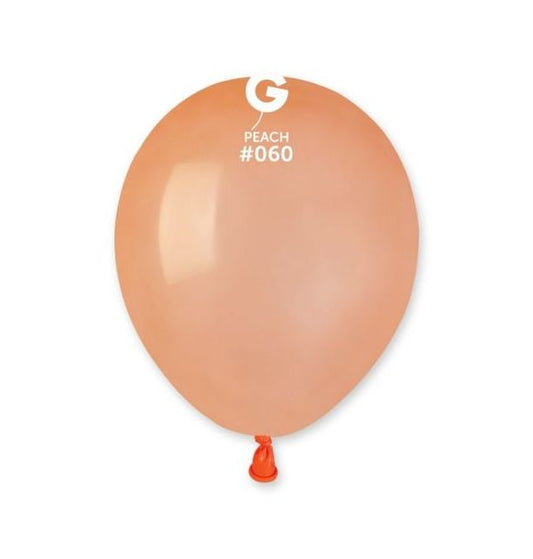 Gemar 5" Peach #060 A50 50pcs Round Balloon