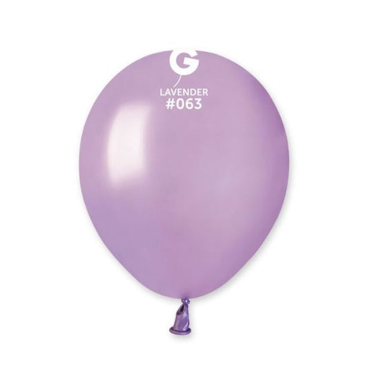 Gemar 5" Lavender #063 AM50 50pcs Round Balloon