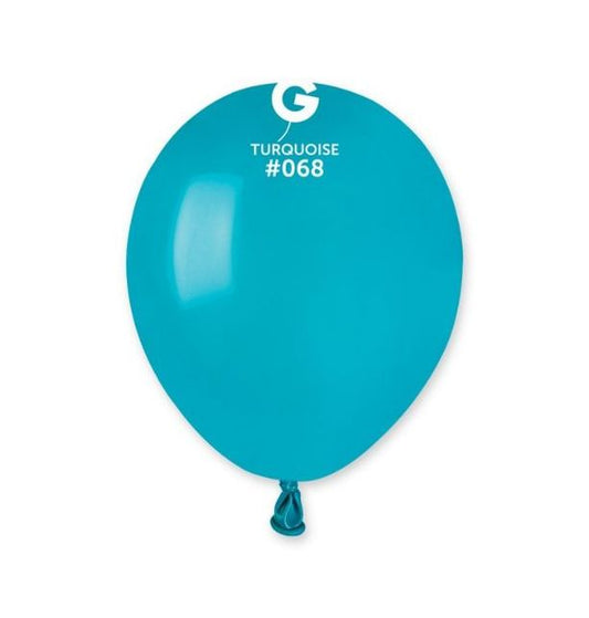 Gemar 5" Turquoise #068 A50 50pcs Round Balloon