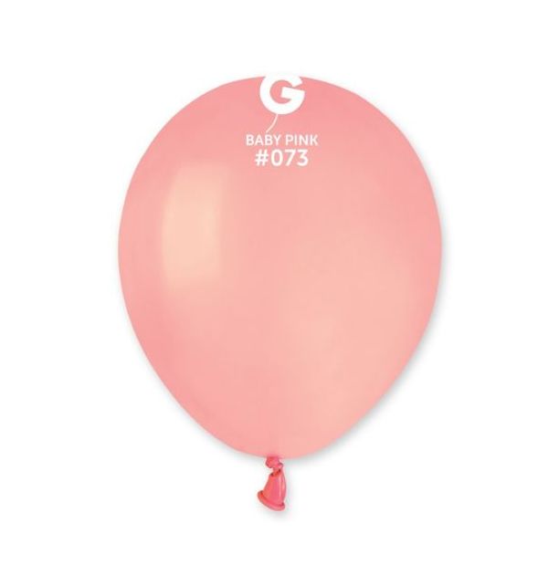 Gemar 5" Baby Pink #073 A50 50pcs Round Balloon