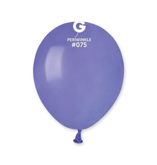 Gemar 5" Periwinkle #075 A50 50pcs Round Balloon