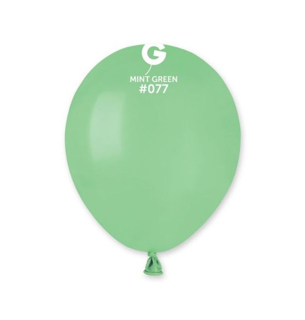 Gemar 5" Mint Green #077 A50 50pcs Round Balloon