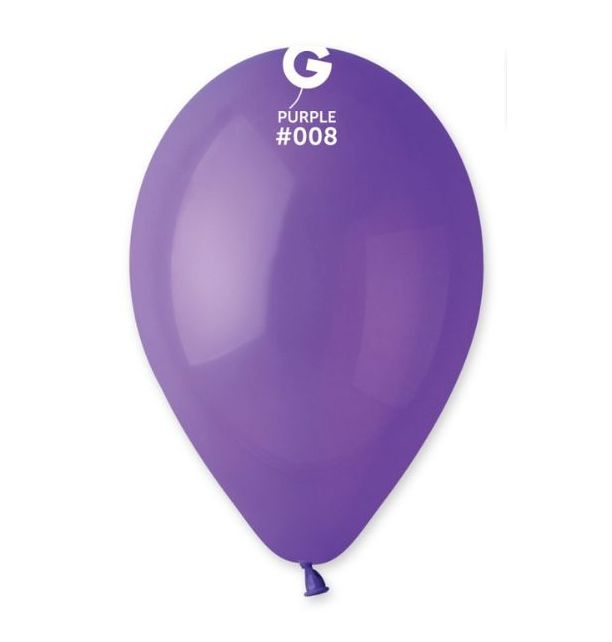 Gemar 13" Purple #008 G120 50pcs Round Balloon