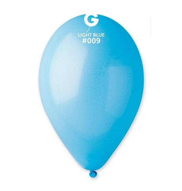 Gemar 13" Light Blue #009 G120 50pcs Round Balloon